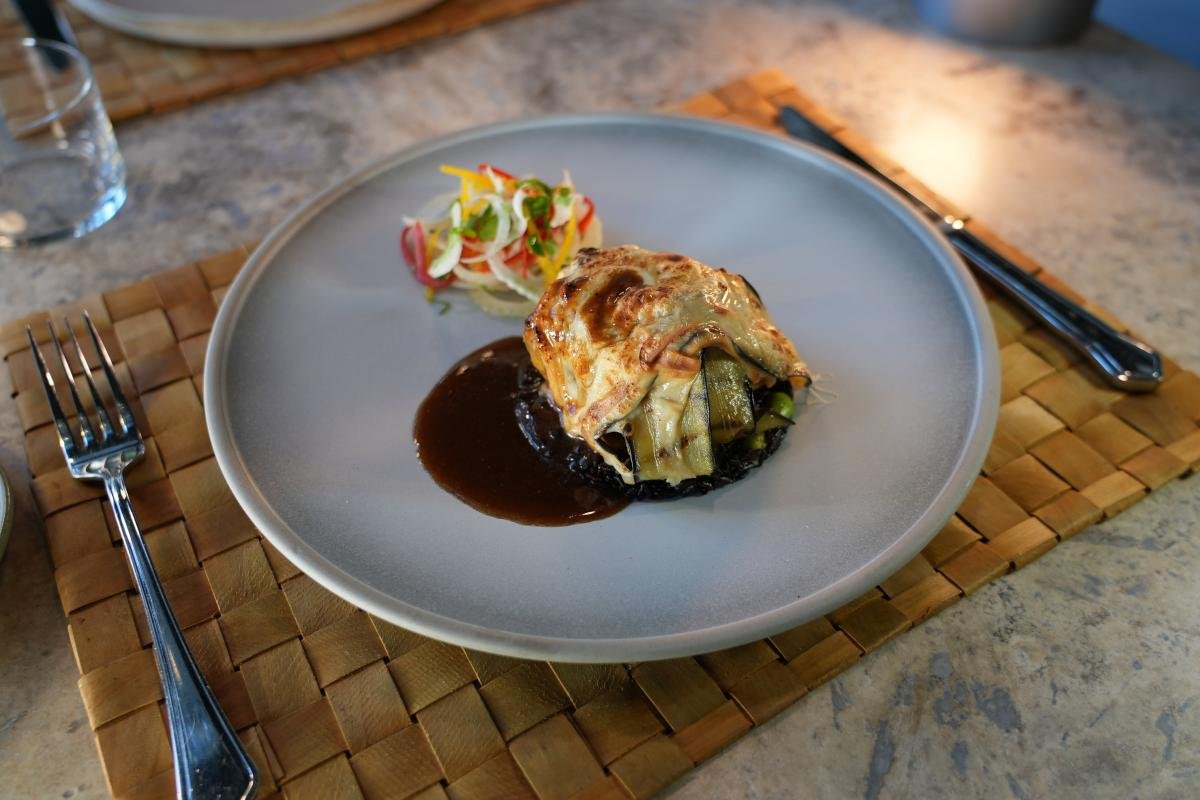 Chicken Thigh Roll Stuffed with Smoked Cheese